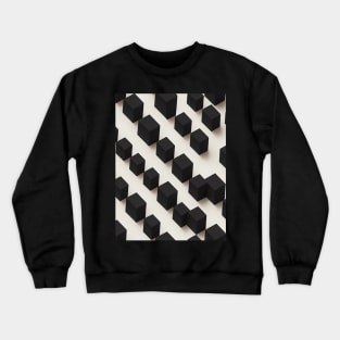 Black cubes Crewneck Sweatshirt